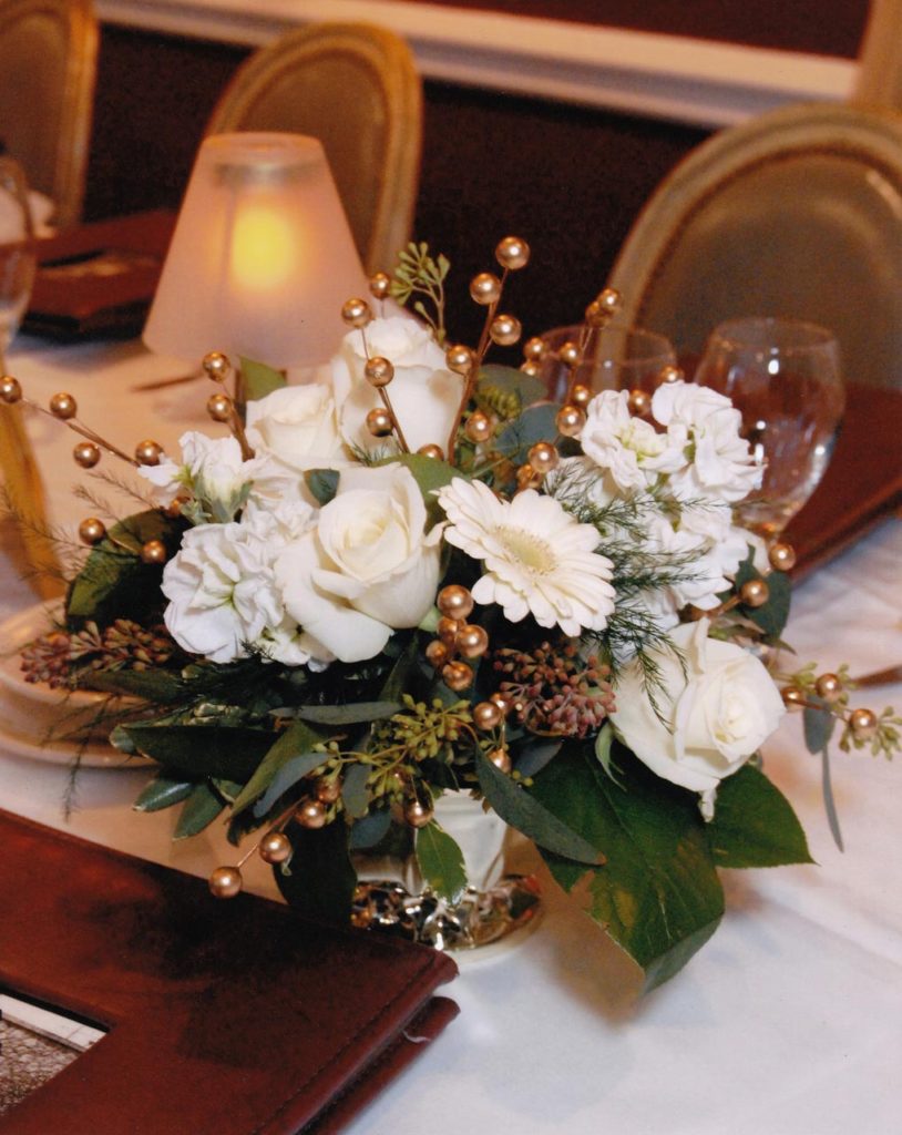 Event - Anniversary Floral Table Arrangement Details