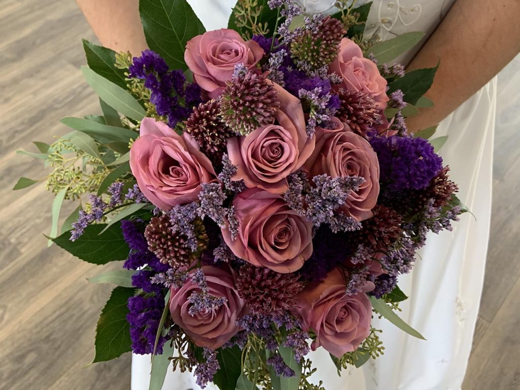 Wedding Bridal Bouquet Detail